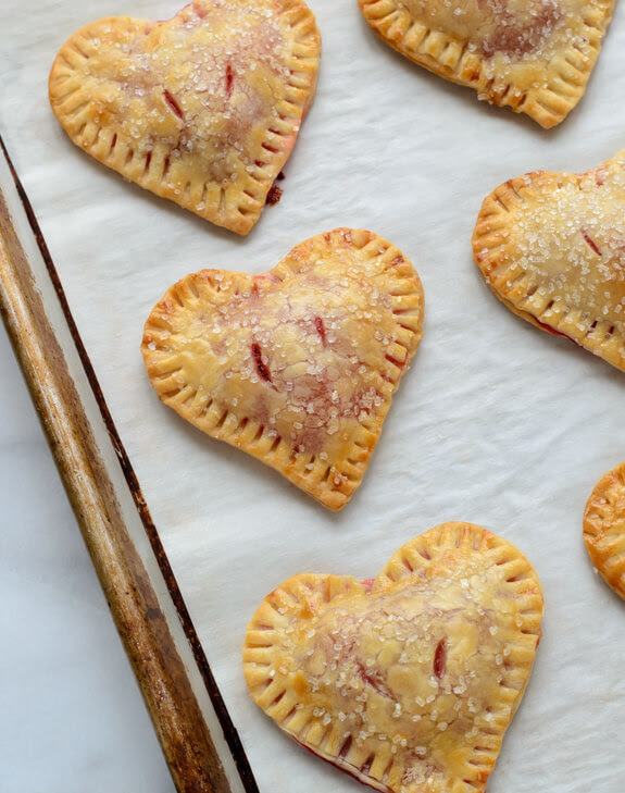 Heart Shaped Apple Pies with the Baking Coach