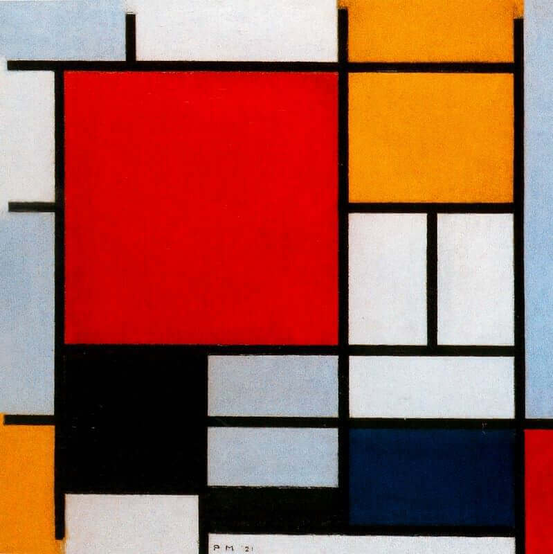 Piet Mondrian artwork