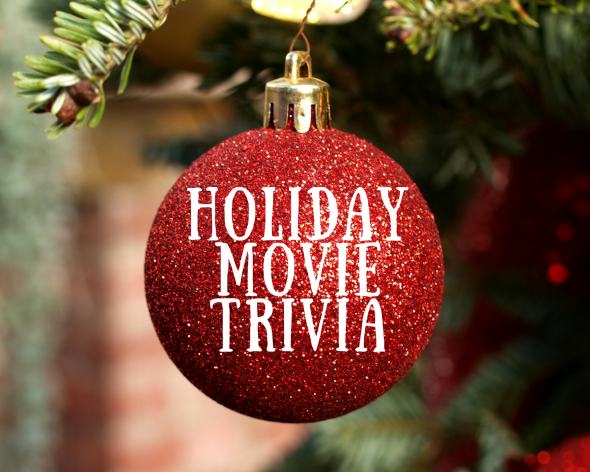holiday movie trivia on an ornament