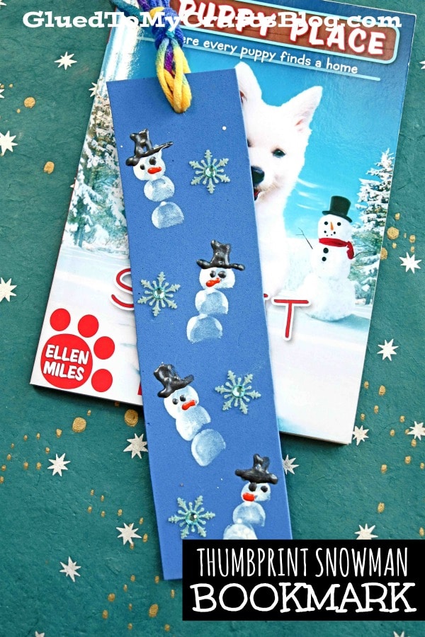 snowman bookmark
