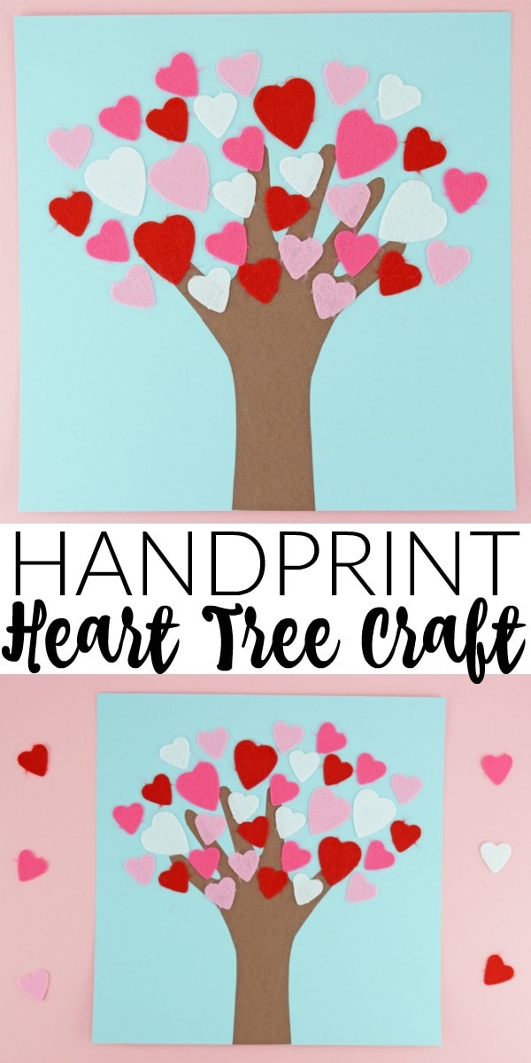 paper tree and heart leaves