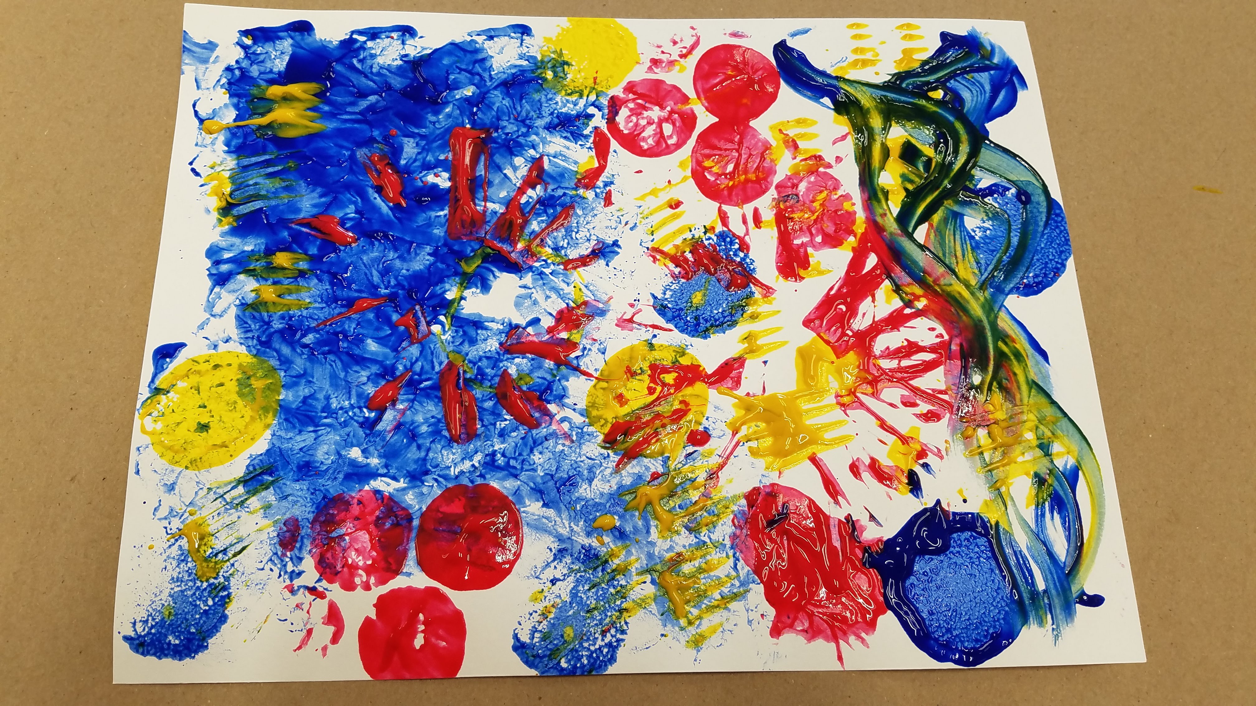 primary color painting