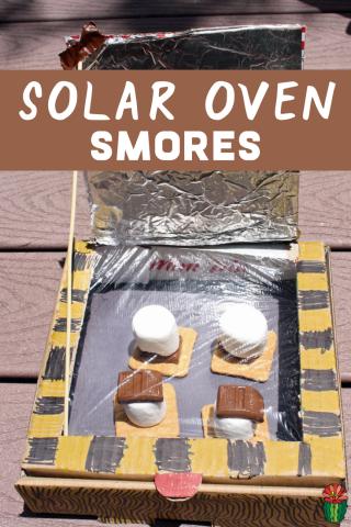 solar oven s'mores