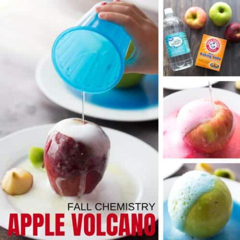 Apple volcanoes