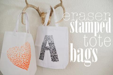 painted tote bags