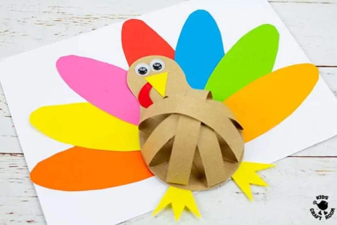 paper 3d turkey