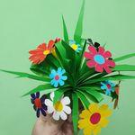 3D paper flower bouquet