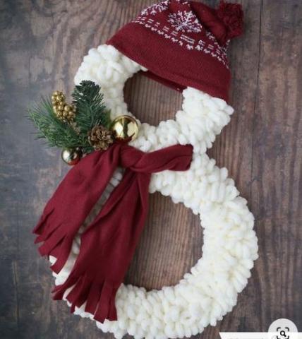 SNOWMAN wreath