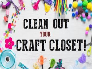 Craft Closet Clean Out