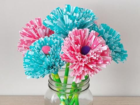 Cupcake Liner Flowers