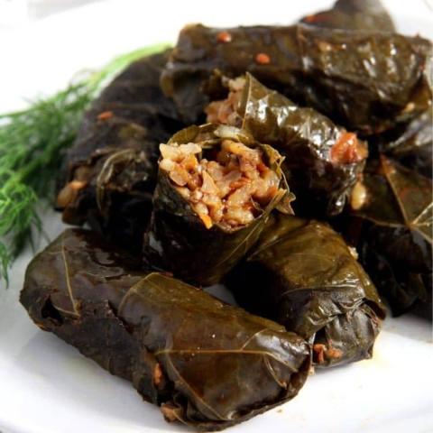 Vegan Stuffed Grape Leaves