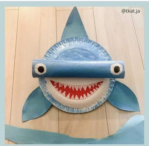 Paper Plate Shark