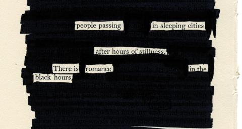 blackout poetry example