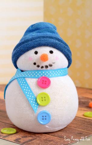 Sock Snowman