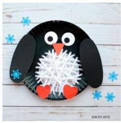 Paper Plate Penguin