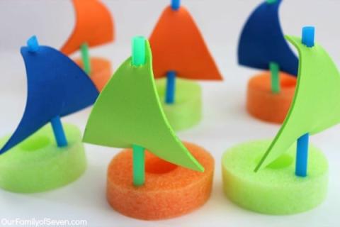 Pool Noodle Boats
