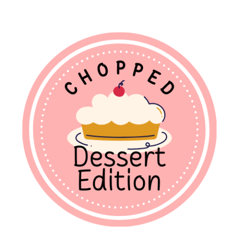 chopped dessert edition, pink background with cupcake