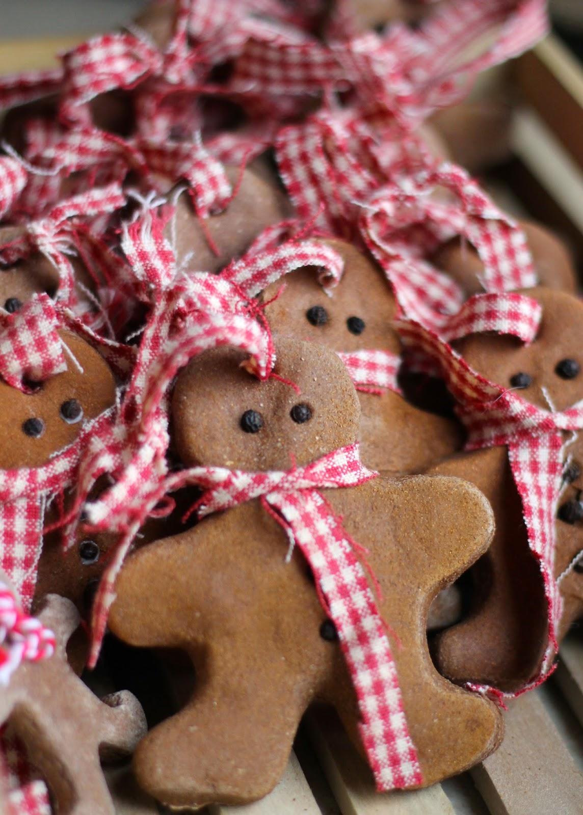 cinnamon dough ornaments