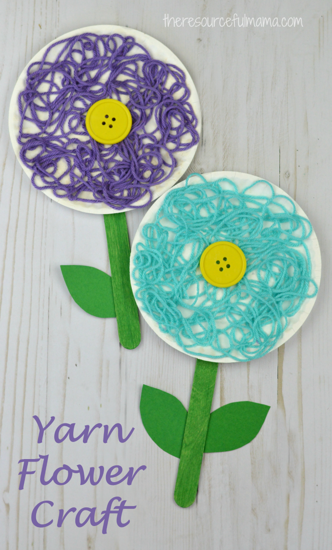 yarn flower craft