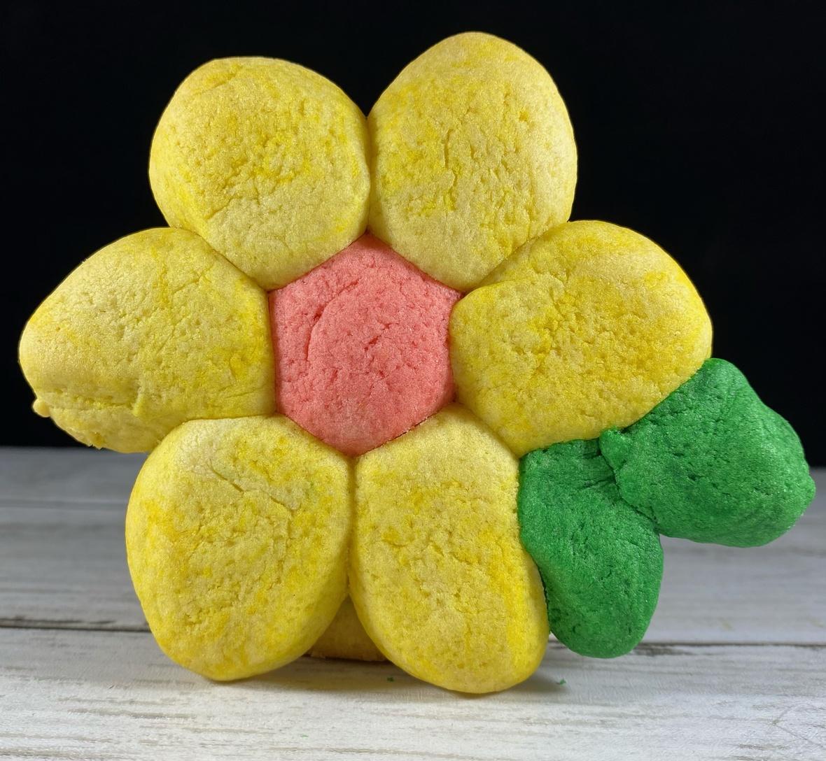 flower made of sugar cookies