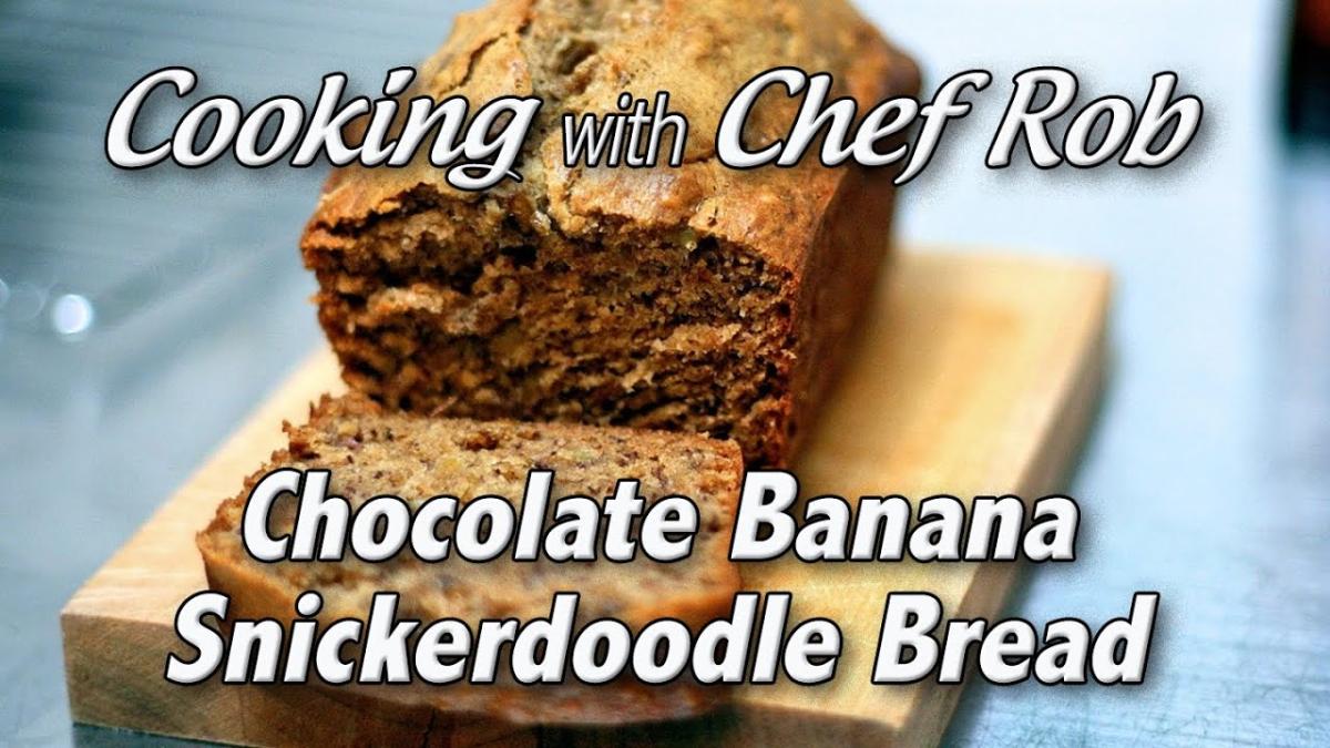 Chocolate Banana Snickerdoodle Bread