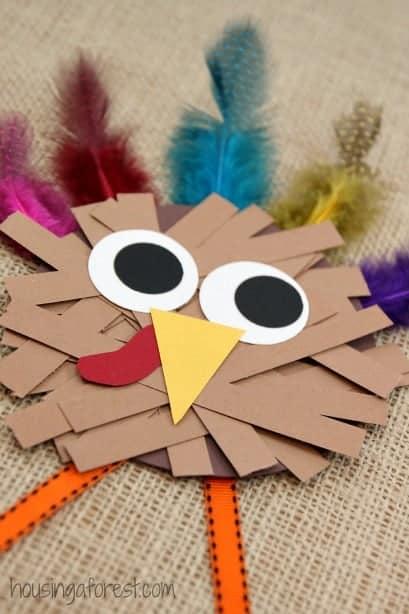 Paper Strip Turkeys