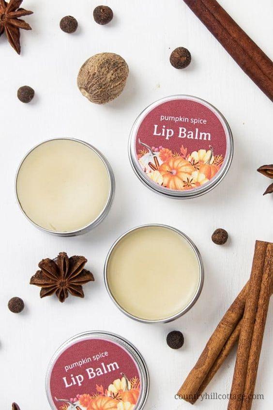 Pumpkin spice lip balm