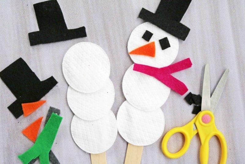 Snowmen Puppets