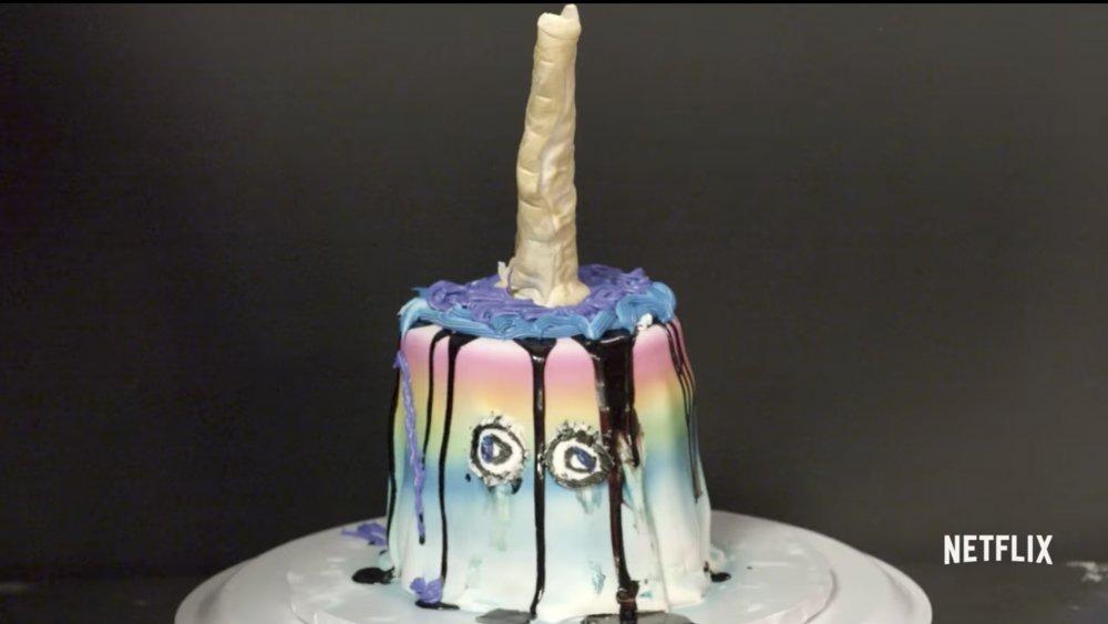 bad unicorn cake