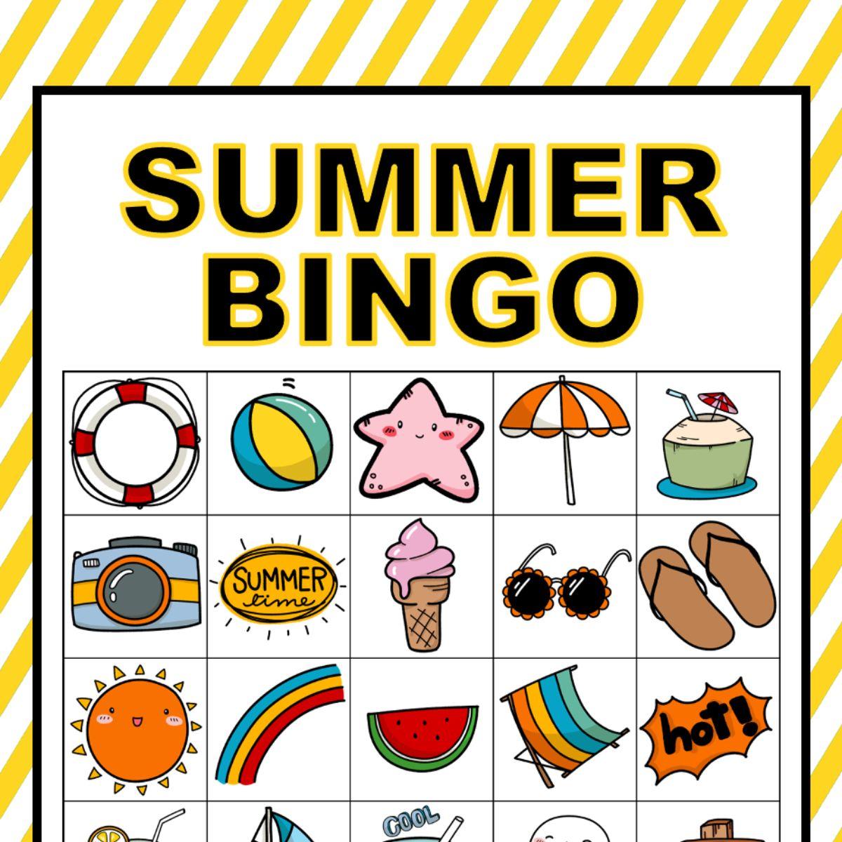 Summer-Themed Bingo