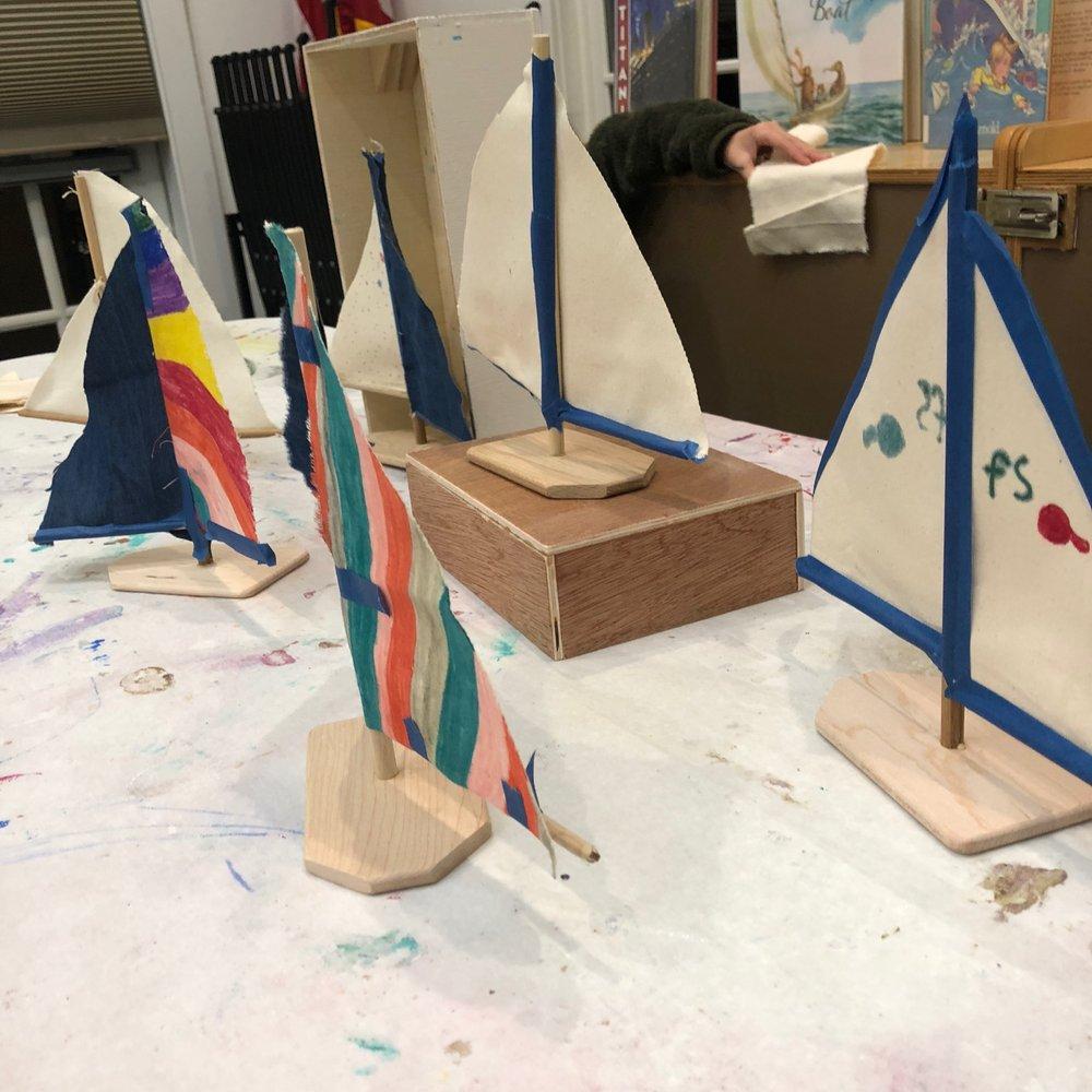 Little Miss Workbench Sailboats