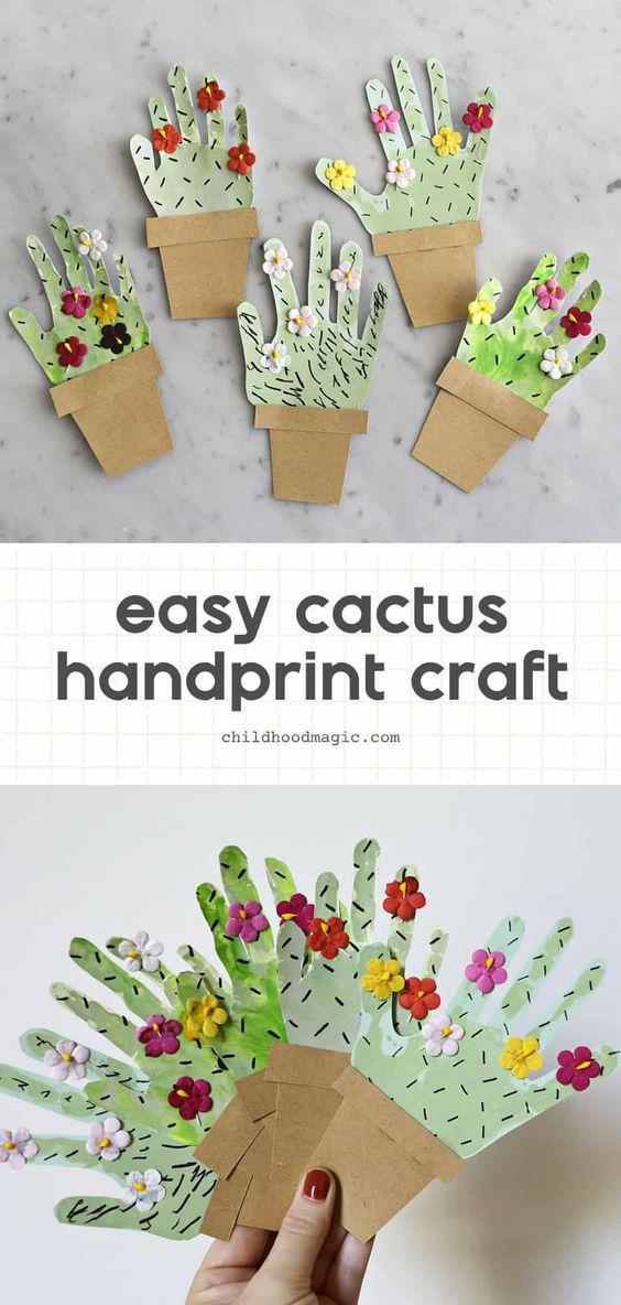 Cactus Hand Print