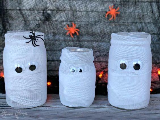 Mummy Mason Jars