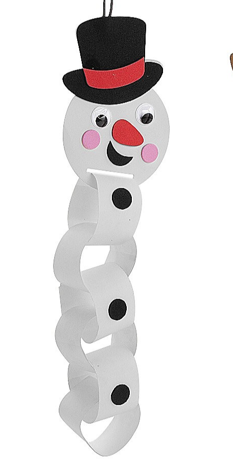 Paper Chain Snowman