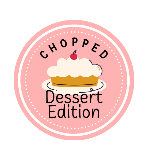 chopped dessert edition, pink background with cupcake